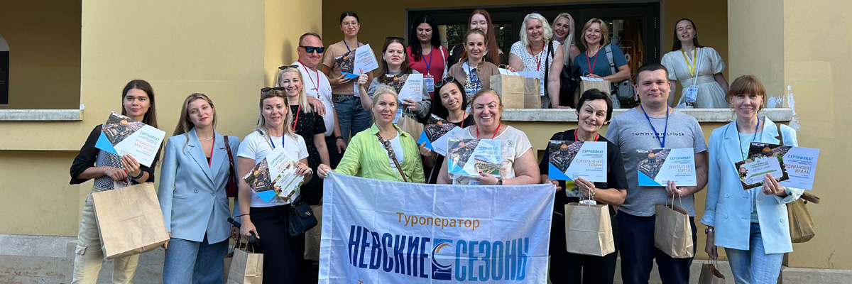 Осенние рекламные туры «Невских сезонов»: рабочий настрой и вдохновение от Петербурга до Выборга
