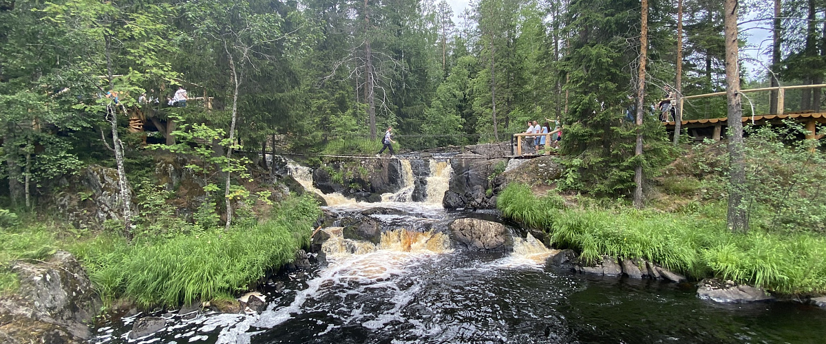 Водопады Ахвенкоски