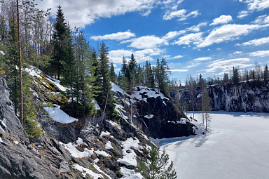 Новогодняя сказка в Рускеала Фото Новогодняя сказка в Рускеала